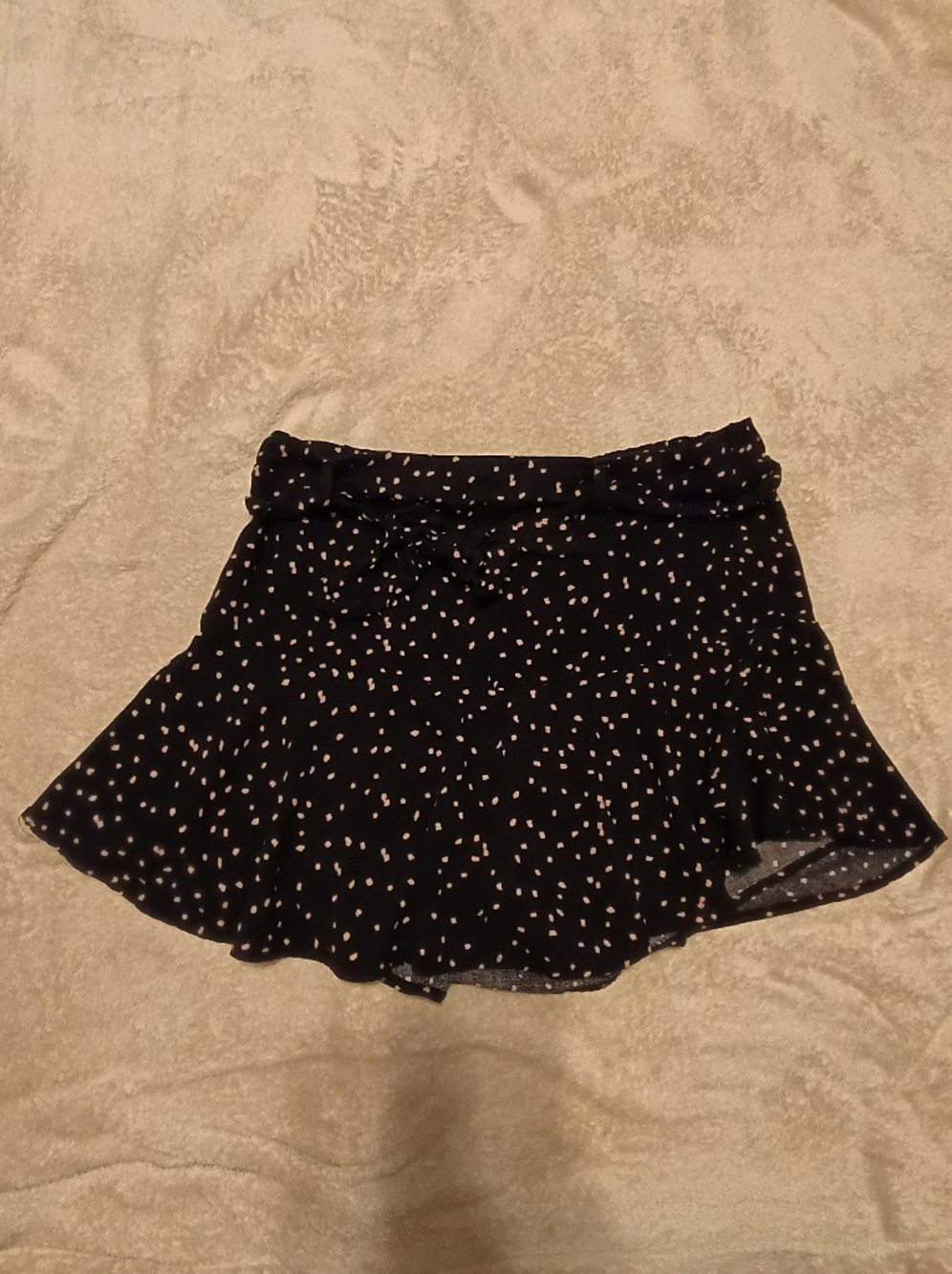 URBAN Romantics Black Polka Dot Mini Skirt